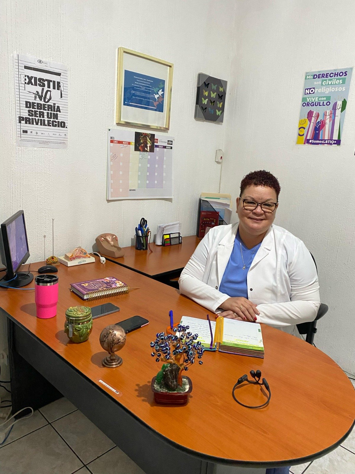  La médica Yusimil Carrazana acompaña los cuidados afirmativos de género de la población transmasculina en Guatemala.  Foto: Cortesía Yusimil Carrazana 